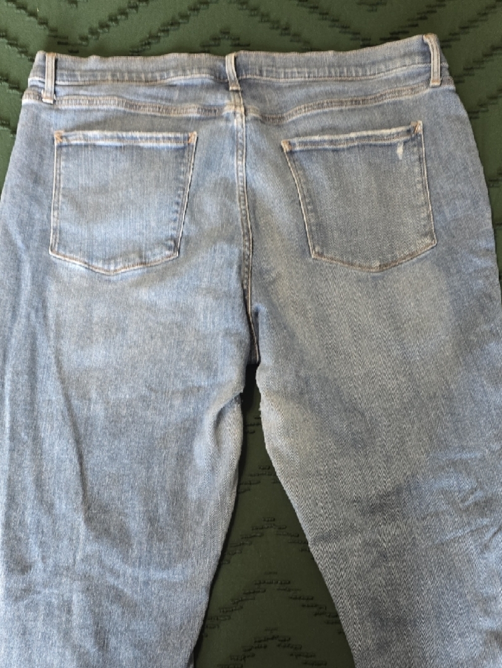 a.n.a Light Blue High-Rise Button-Fly Jeans - Picture 6 of 10